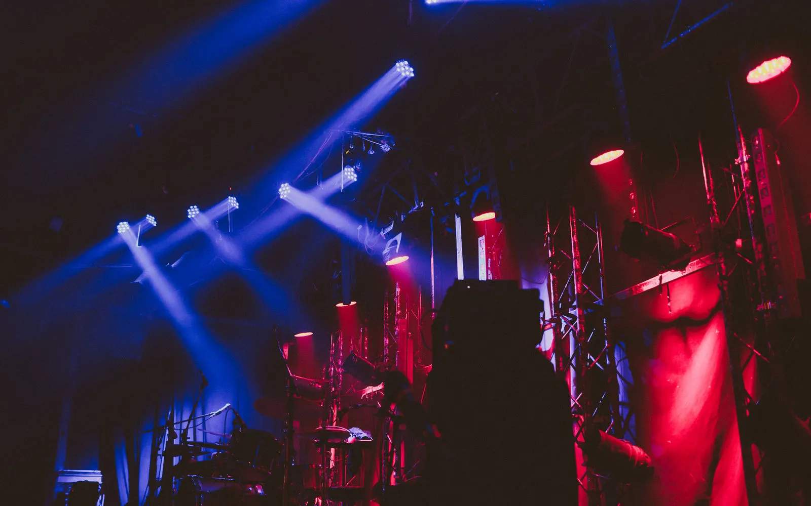 Scène de concert éclairée par HSL Concept