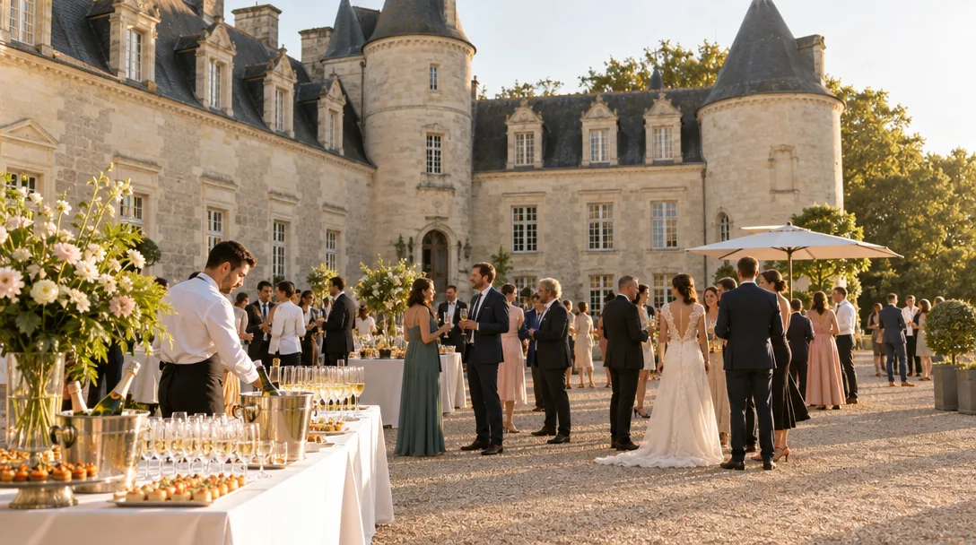 mariage et vin d'honneur